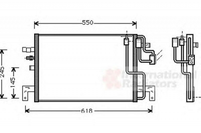 VAN WEZEL 47005048 -  Конденсатор, кондиционер